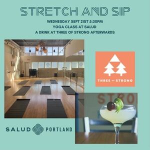 Stretch and Sip at Three of Strong Spirits @ Three of Strong Spirits | Portland | Maine | United States