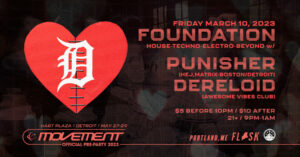 Foundation's Official Movement Pre-Party at Flask Lounge @ Flask Lounge | Portland | Maine | United States