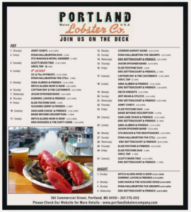 Portland Lobster Company: Capt'n Ray & The Castaways @ Portland Lobster Company | Portland | Maine | United States