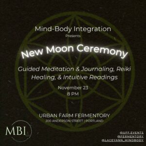 New Moon Ceremony at Urban Farm Fermentory @ Urban Farm Fermentory | Portland | Maine | United States