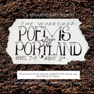 Portland Poets Society Poems for Portland @ Novel | Portland | Maine | United States