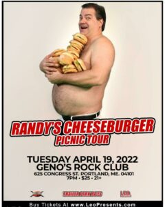 RANDY’S CHEESEBURGER PICNIC at Geno's Rock Club @ Geno's Rock Club | Portland | Maine | United States