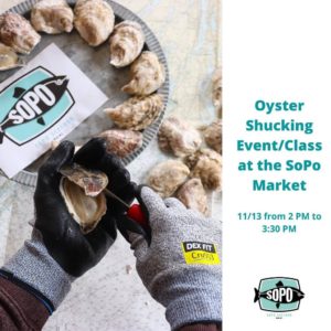 Oyster Shucking Class at the SoPo Market @ SoPo Seafood Market | South Portland | Maine | United States