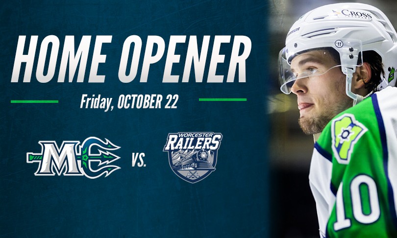 Maine Mariners Vs. Worcester Railers in Portland at Cross