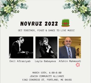 Novruz 2022 at the Jewish Community Alliance @ Jewish Community Alliance | Portland | Maine | United States