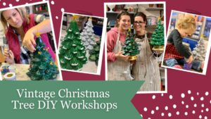 GooeyGump Designs Vintage Ceramic Christmas Tree DIY Workshops @ GooeyGump Designs | Portland | Maine | United States