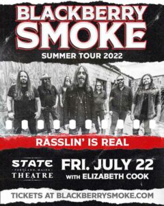 Blackberry Smoke Summer '22 Tour: Rasslin' Is Real with Elizabeth Cook at State Theatre @ State Theatre | Portland | Maine | United States