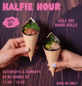 Halfie Hour at Mr. Tuna @ Mr. Tuna | Portland | Maine | United States