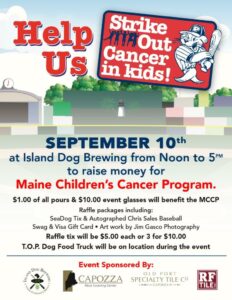 Strike Out Cancer in Kids at Island Dog Brewing @ Island Dog Brewing | South Portland | Maine | United States