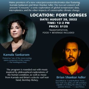 Friends of Fort Gorges Present: Crescent - Fort Gorges @ Fort Gorges | Portland | Maine | United States