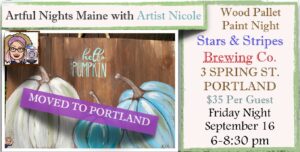 Wood Pallet Pumpkin Paint Night at Stars & Stripes Brewery @ Stars & Stripes Brewing | Portland | Maine | United States