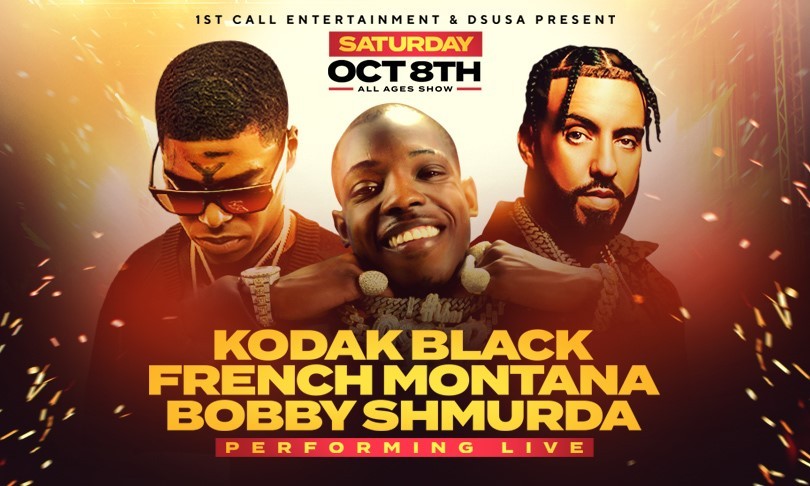 Kodak Black, French Montana, and Bobby Shmurda LIVE in concert at