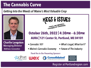 Kegs & Issues: The Cannabis Curve: Getting Into the Weeds of Maine's Most Valuable Crop @ Aura | Portland | Maine | United States