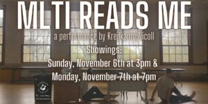 MLTI READS ME: a performance by Kreilkamp Nicoll @ Mechanics Hall | Portland | Maine | United States