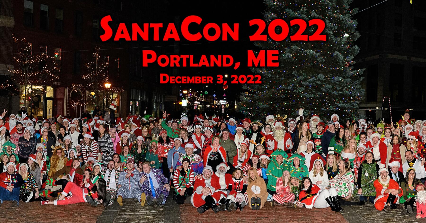 Santacon Portland Old Port Things To Do in Portland, Maine