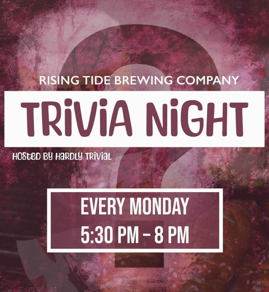 Trivia Night at Rising Tide Brewing - Portland Old Port: Things To Do ...