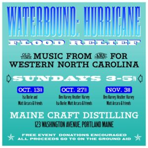 Waterbound: Hurricane Flood Relief at Maine Craft Distilling @ Maine Craft Distilling | Portland | Maine | United States