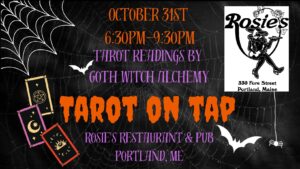 Tarot on Tap: Halloween Night at Rosie's Restaurant and Pub @ Rosie's Restaurant and Pub | Portland | Maine | United States