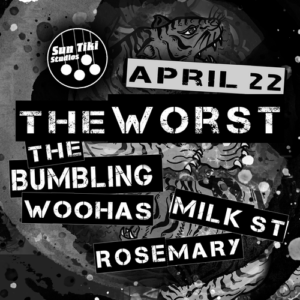 theWorst + The Bumbling Woohas + Milk St. + Rosemary at Sun Tiki Studios @ Sun Tiki Studios | Portland | Maine | United States