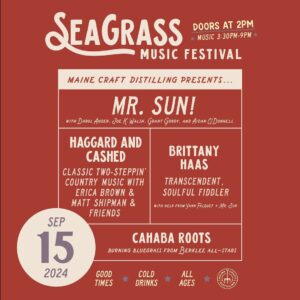 SeaGrass Music Festival at Maine Craft Distilling @ MAINE CRAFT DISTILLING | Portland | Maine | United States
