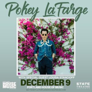 State Theatre Presents Pokey LaFarge w/ Louisa Stancioff @ Portland House of Music | Portland | Maine | United States