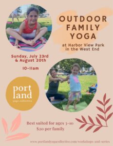 Outdoor Family Yoga in Harbor View Memorial Park @ Harbor View Memorial Park | Portland | Maine | United States