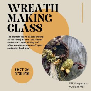 Halloween Wreath Making Class at Harmon's Floral Company @ Harmon's Floral Company | Portland | Maine | United States