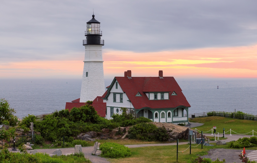 Portland Head Light in Present Day