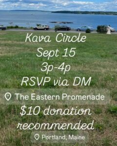 Kava Circle at Lava Kava @ Eastern Promenade Portland, ME, 04101United States | Portland | Maine | United States