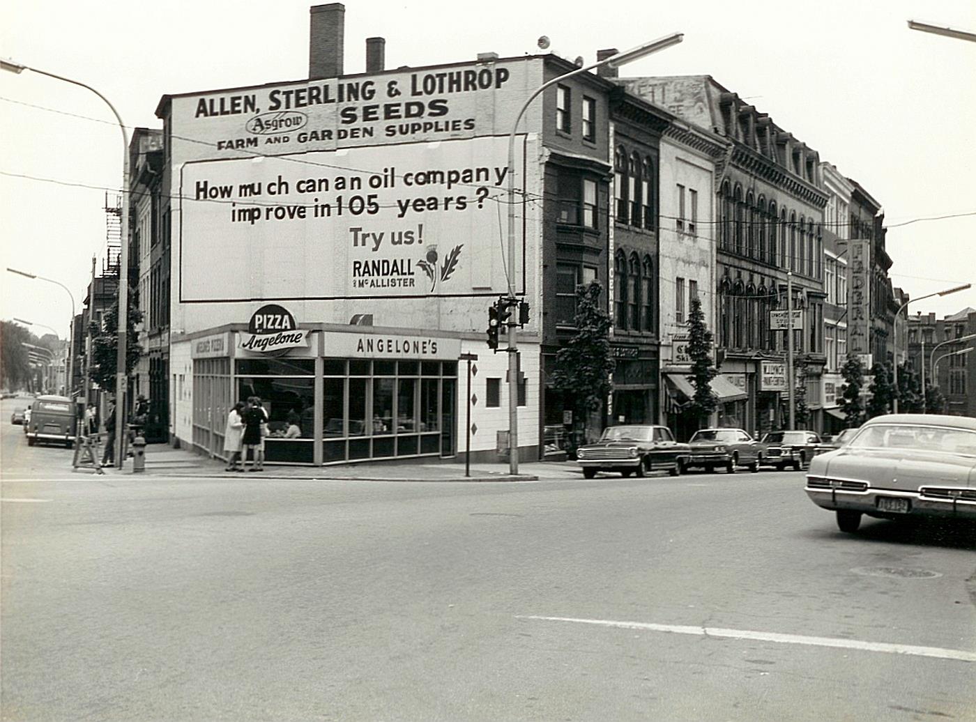 The future site of One City Center in the 1960s