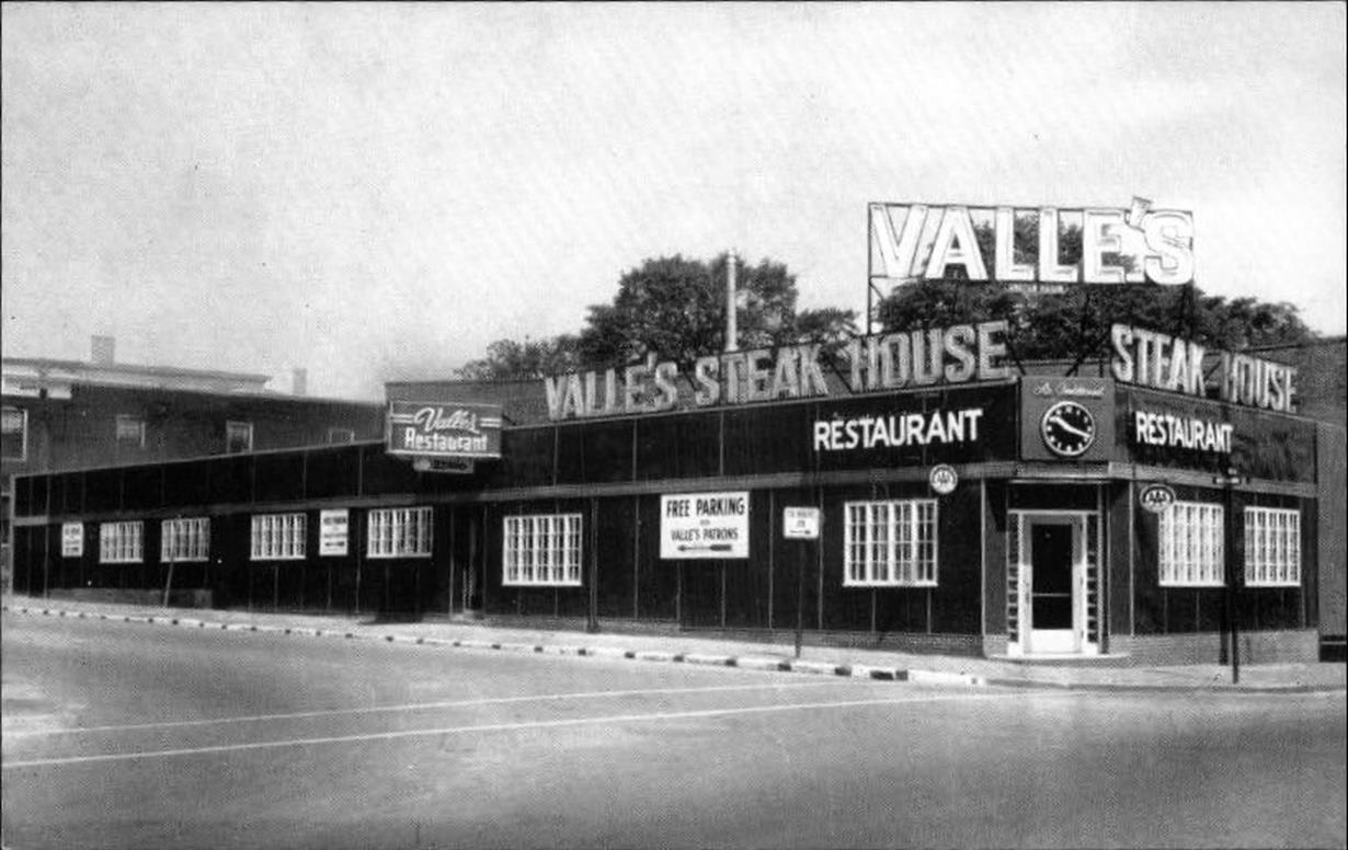 Valle's Steak House at 660 Forest Avenue in the 1940s