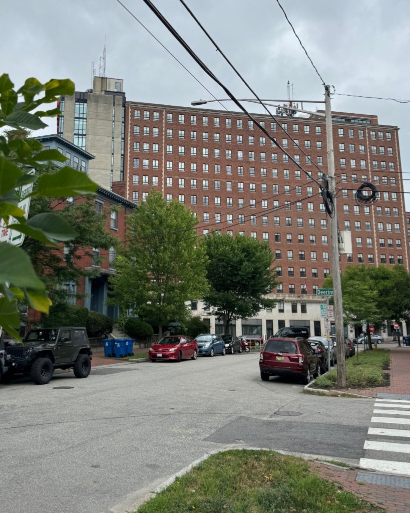 The Westin Portland Harborview from Deering Street in 2024