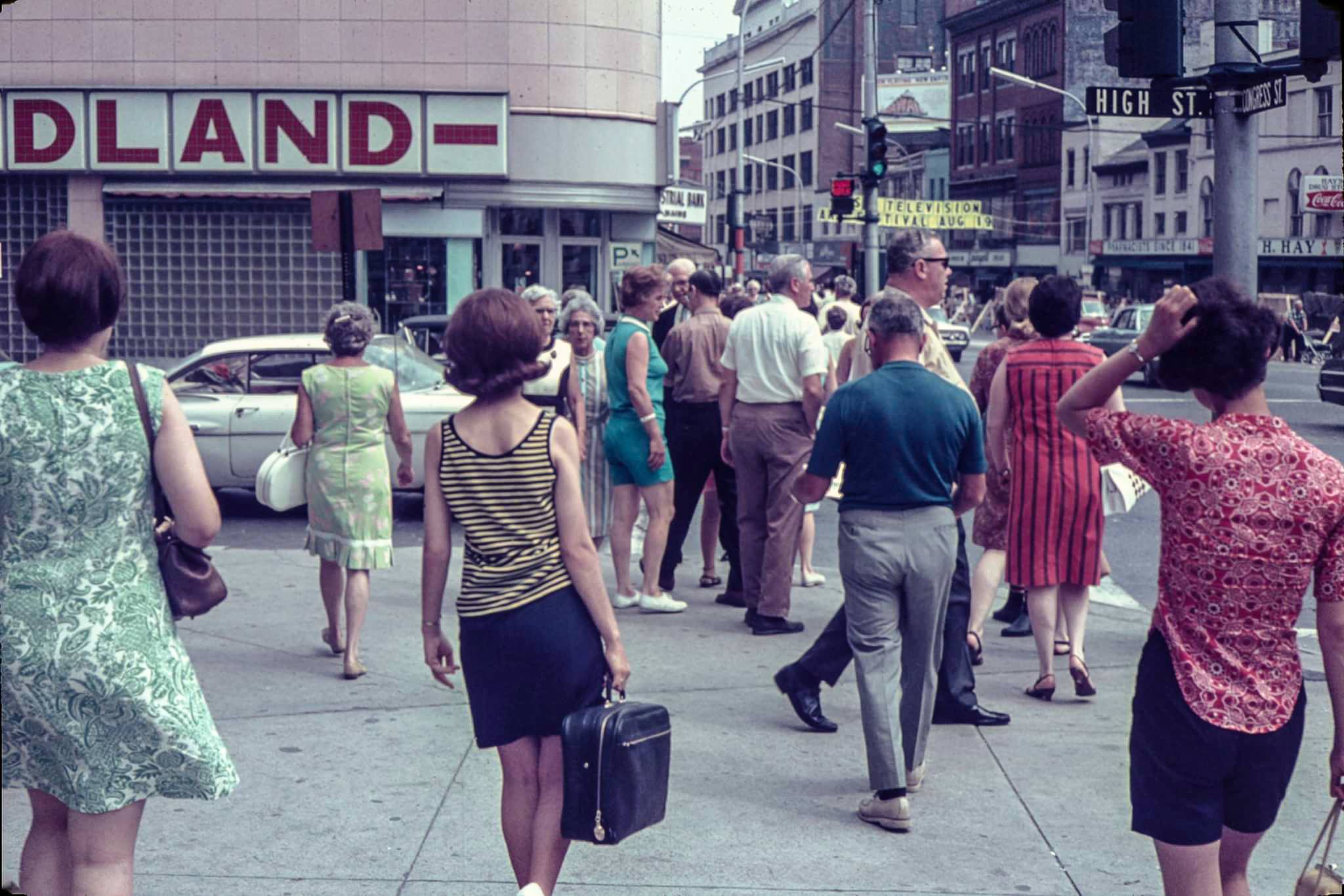 Corner of High & Congress Street in 1967