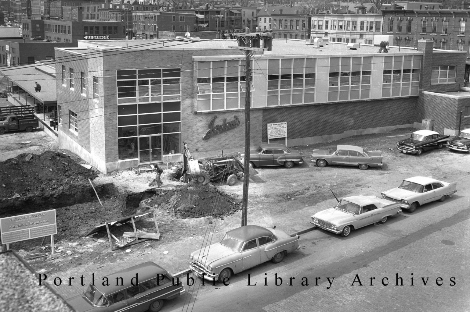 Jordan's Meat Factory in 1962