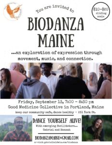 Biodanza Maine @ Good Medicine Collective 231 York St, Portland, ME 04102 | Portland | Maine | United States