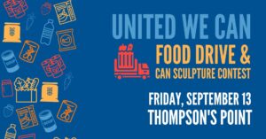 United We CAN Food Drive + Sculpture Contest @ Thompson's Point | Portland | Maine | United States