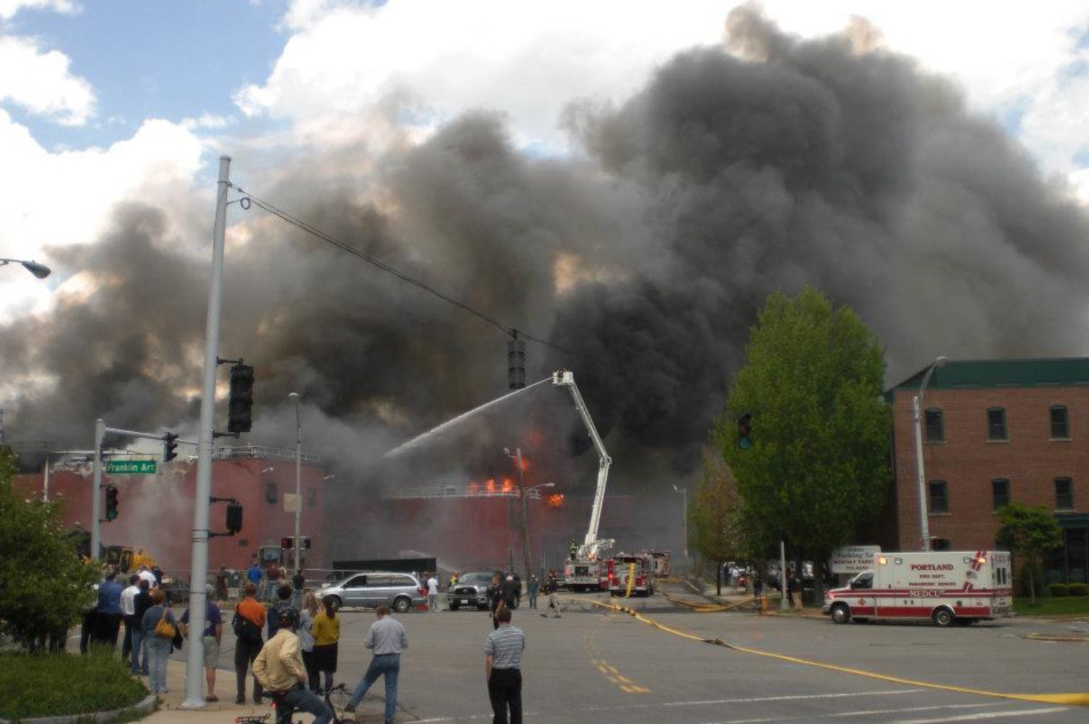 Jordan's Meat Factory Fire in May 2010