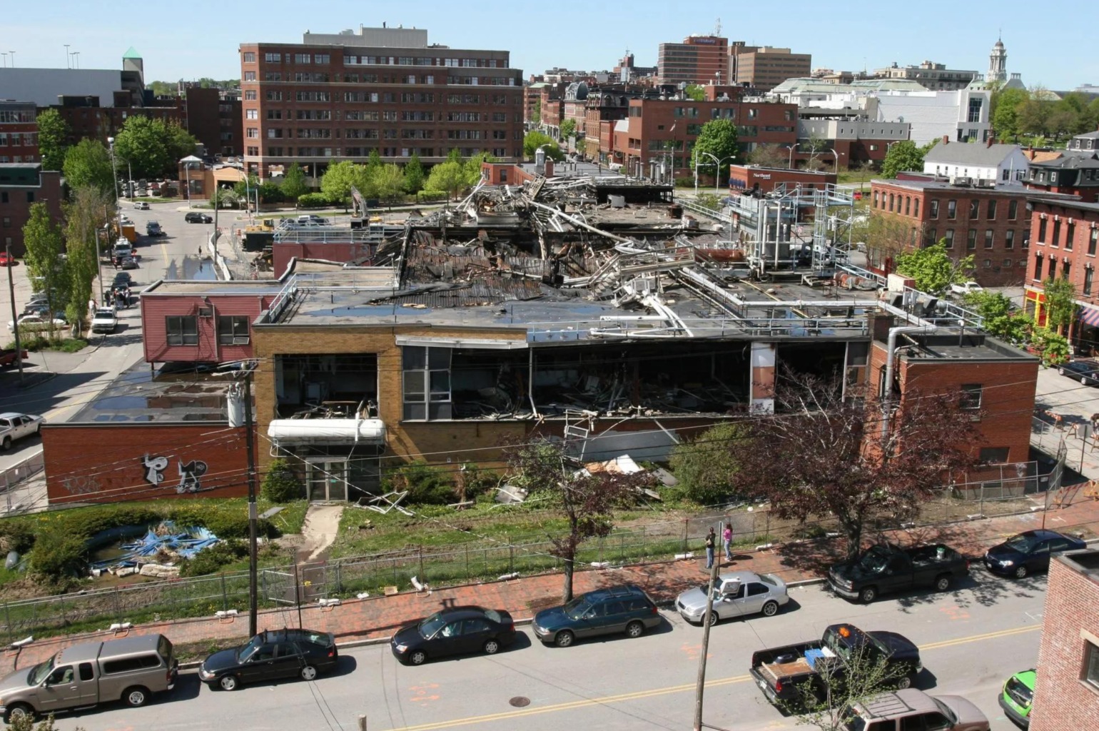 Jordan's Meat Factory After the Fire