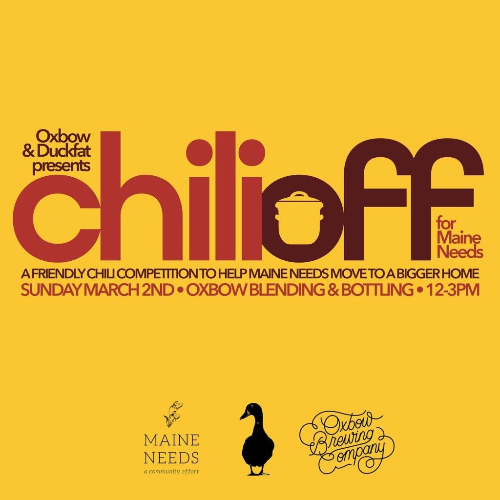 Chili-Off for Maine Needs at Oxbow Blending & Bottling @ Oxbow Blending & Bottling | Portland | Maine | United States