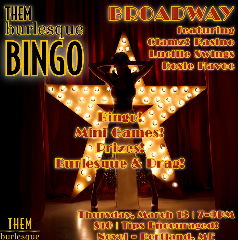 THEM Burlesque Bingo @ Novel Book Bar & Cafe | Portland | Maine | United States