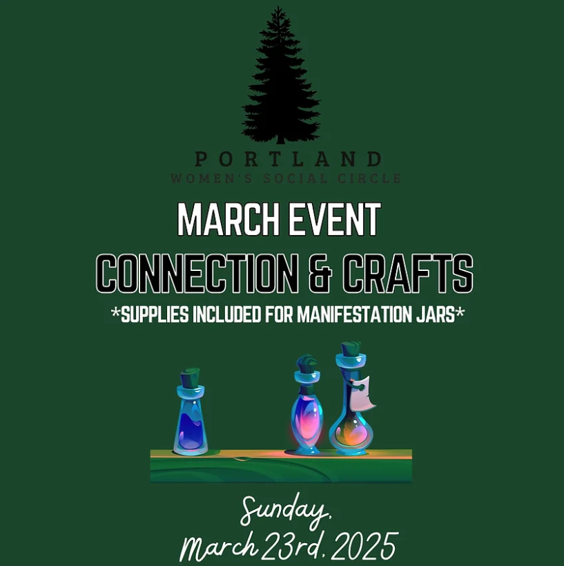 Portland Women's Social Circle March Event: Connections & Crafts @ Novel Book Bar & Cafe | Portland | Maine | United States