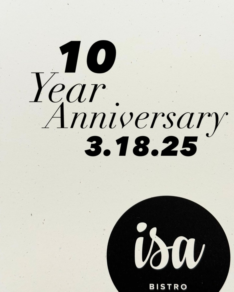 10 Year Anniversary at Isa Bistro @ Isa Portland | Portland | Maine | United States